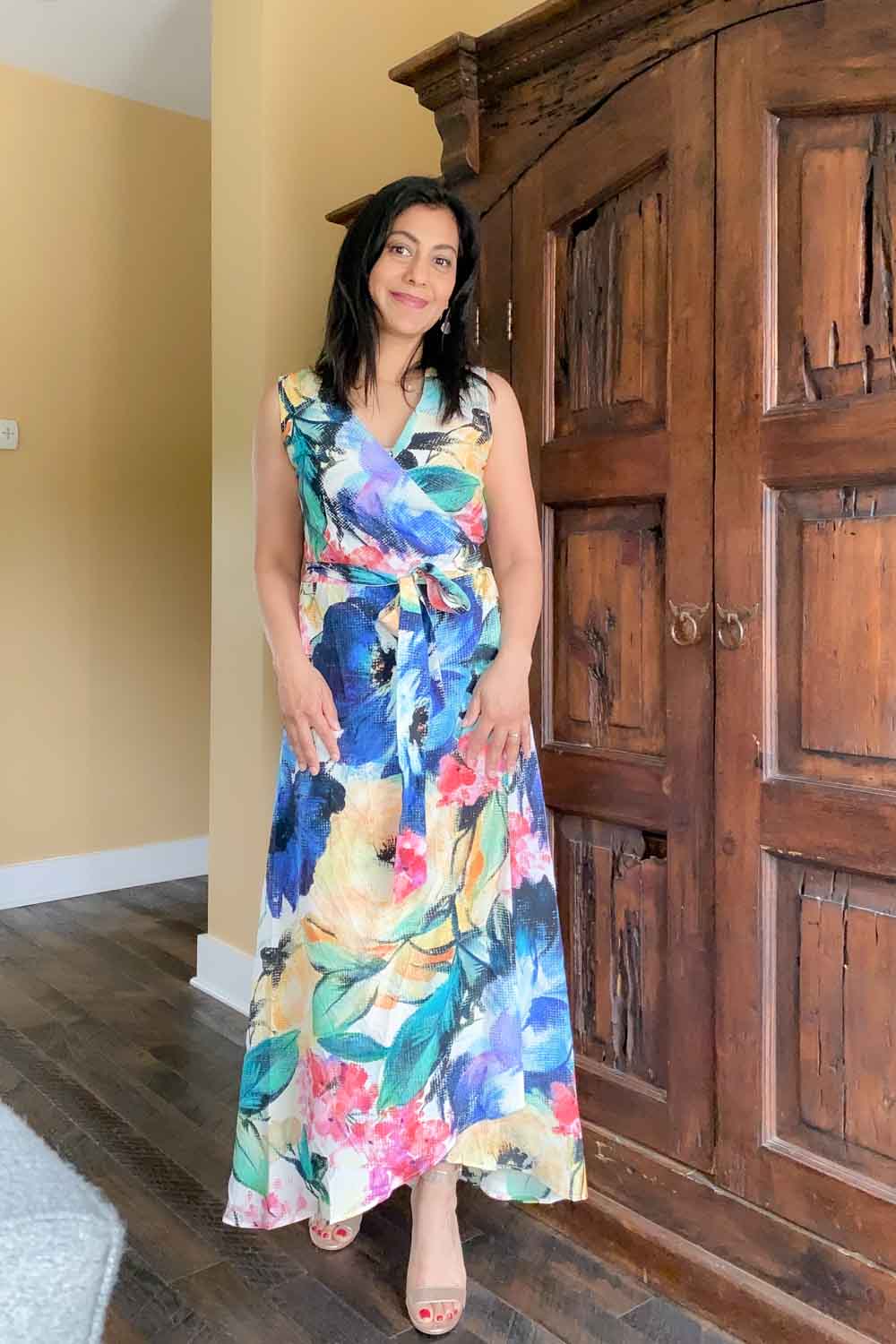 Beautiful Floral Wrap Dresses