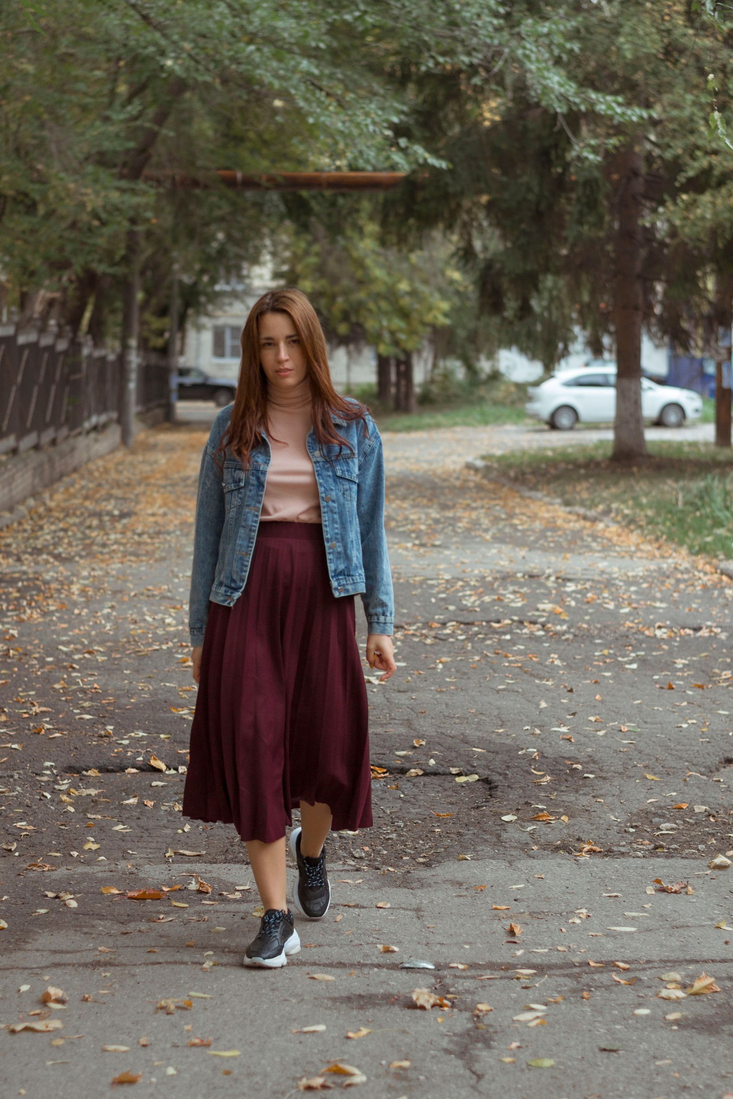 Five Casual Outfits Built Around a Plain Midi Skirt