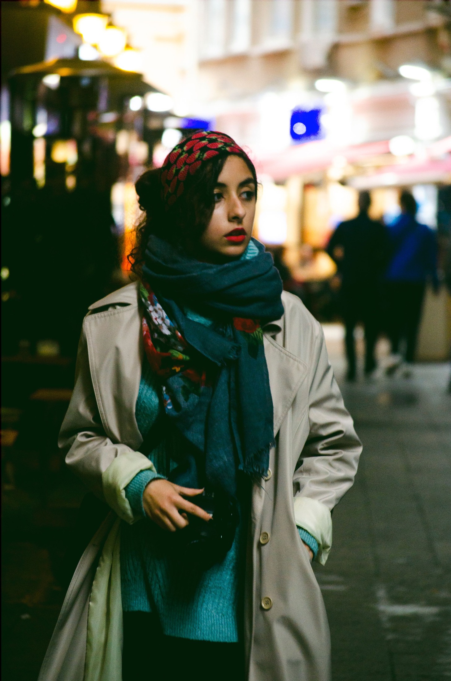 Where a Scarf Sits Matters: Styling It With Different Coat Collars